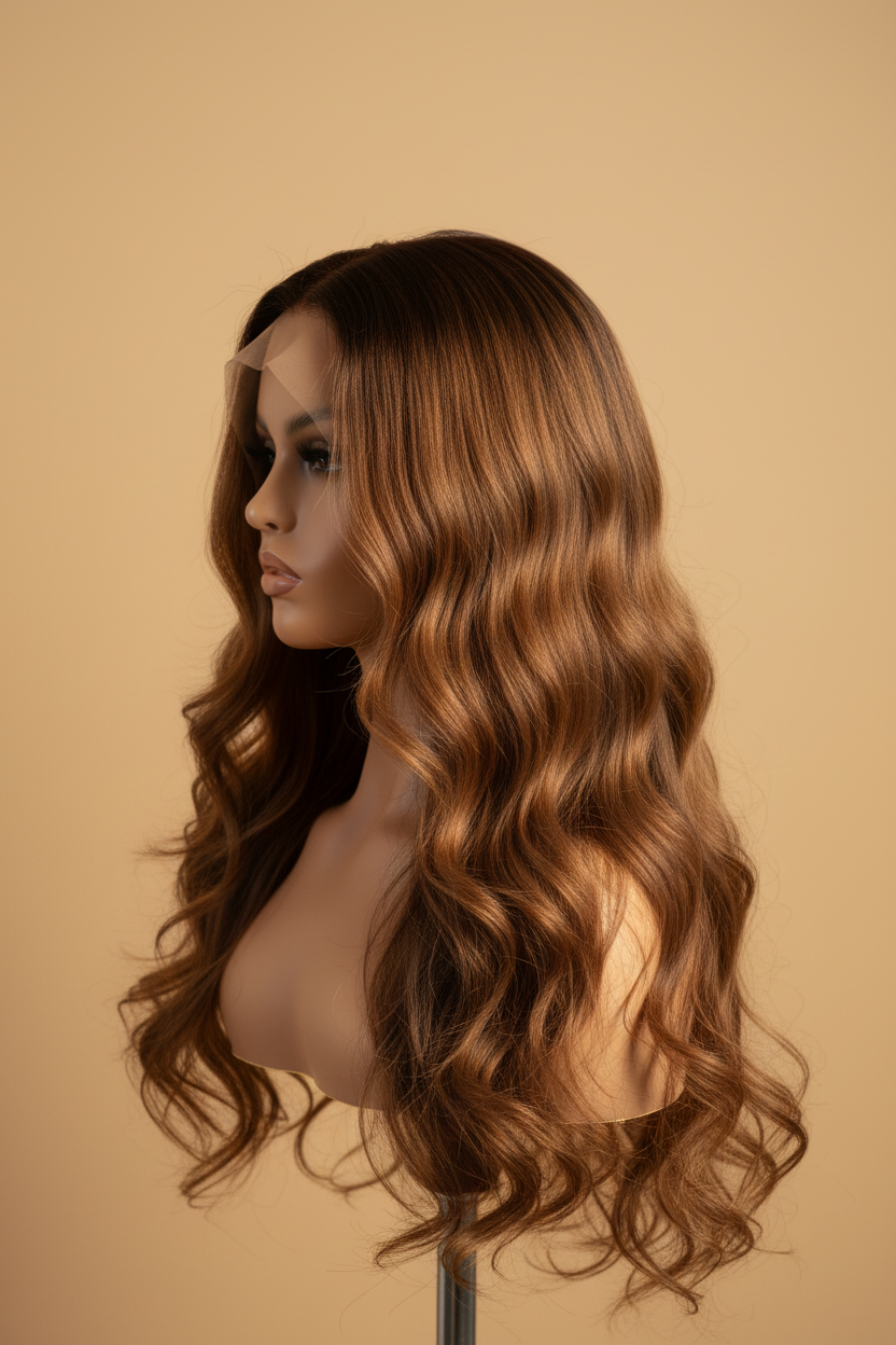 Lara - profil fond beige